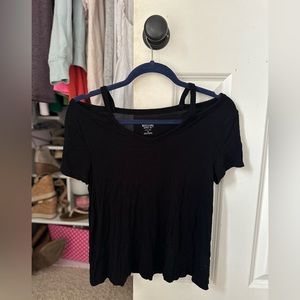 Women’s Black off shoulder shirt